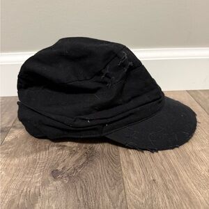 D&Y Black Casual Cotton Cap